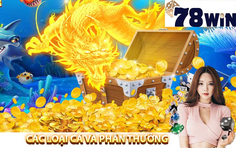 Các loại cá và phần thưởng 